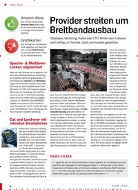 Titelbild der Ausgabe 5/2018 von Bunt: Provider streiten um Breitbandausbau. Zeitschriften als Abo oder epaper bei United Kiosk online kaufen.