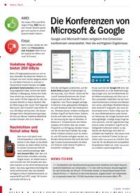 Titelbild der Ausgabe 7/2018 von Bunt: Die Konferenzen von Microsoft & Google. Zeitschriften als Abo oder epaper bei United Kiosk online kaufen.