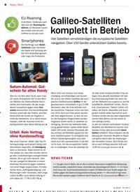 Titelbild der Ausgabe 4/2019 von Bunt: Galileo-Satelliten komplett in Betrieb. Zeitschriften als Abo oder epaper bei United Kiosk online kaufen.