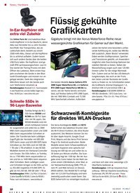 Titelbild der Ausgabe 10/2019 von Hardware: Flüssig gekühlte Grafikkarten. Zeitschriften als Abo oder epaper bei United Kiosk online kaufen.