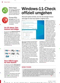 Titelbild der Ausgabe 12/2021 von Probleme bei elektronischem Ausweis und Führerschein. Zeitschriften als Abo oder epaper bei United Kiosk online kaufen.