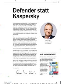 Titelbild der Ausgabe 5/2022 von Defender statt Kaspersky. Zeitschriften als Abo oder epaper bei United Kiosk online kaufen.