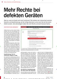 Titelbild der Ausgabe 5/2022 von Mehr Rechte bei defekten Geräten. Zeitschriften als Abo oder epaper bei United Kiosk online kaufen.