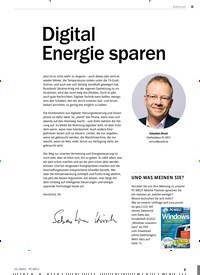 Titelbild der Ausgabe 11/2022 von Digital Energie sparen. Zeitschriften als Abo oder epaper bei United Kiosk online kaufen.