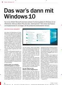 Titelbild der Ausgabe 7/2023 von Das war’s dann mit Windows 10. Zeitschriften als Abo oder epaper bei United Kiosk online kaufen.