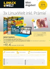 Titelbild der Ausgabe 1/2022 von Linux 2022!. Zeitschriften als Abo oder epaper bei United Kiosk online kaufen.