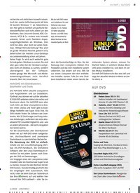 Titelbild der Ausgabe 1/2022 von Auf DVD: Fünfmal Linux. Zeitschriften als Abo oder epaper bei United Kiosk online kaufen.