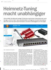 Titelbild der Ausgabe 3/2022 von Heimnetz-Tuning macht unabhängiger. Zeitschriften als Abo oder epaper bei United Kiosk online kaufen.