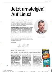 Titelbild der Ausgabe 2/2022 von Jetzt umsteigen! Auf Linux!. Zeitschriften als Abo oder epaper bei United Kiosk online kaufen.
