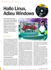 Titelbild der Ausgabe 2/2022 von Hallo Linux, Adieu Windows. Zeitschriften als Abo oder epaper bei United Kiosk online kaufen.