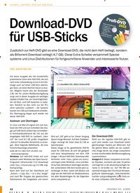 Titelbild der Ausgabe 2/2022 von Download-DVD für USB-Sticks. Zeitschriften als Abo oder epaper bei United Kiosk online kaufen.