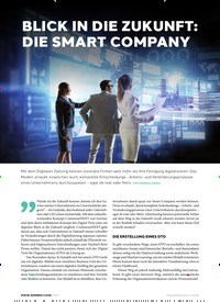Titelbild der Ausgabe 3/2019 von BLICK IN DIE ZUKUNFT: DIE SMART COMPANY. Zeitschriften als Abo oder epaper bei United Kiosk online kaufen.