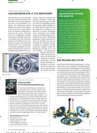 Titelbild der Ausgabe 4/2022 von CAD-KONVERTER FÜR JT 10.5 ZERTIFIZIERT. Zeitschriften als Abo oder epaper bei United Kiosk online kaufen.