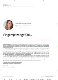 Titelbild der Ausgabe 6/2018 von Editoria: Fingerspitzengefühl…. Zeitschriften als Abo oder epaper bei United Kiosk online kaufen.