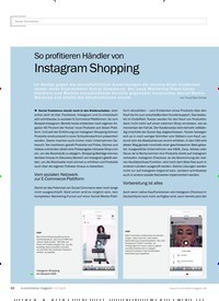 Titelbild der Ausgabe 3/2020 von Social Commerce: So profitieren Händler von Instagram Shopping. Zeitschriften als Abo oder epaper bei United Kiosk online kaufen.