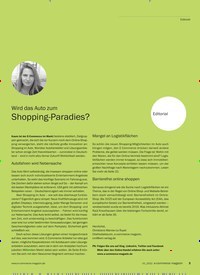 Titelbild der Ausgabe 1/2022 von Wird das Auto zum Shopping-Paradies?. Zeitschriften als Abo oder epaper bei United Kiosk online kaufen.