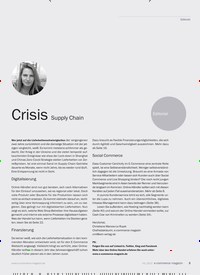 Titelbild der Ausgabe 3/2022 von Crisis Supply Chain. Zeitschriften als Abo oder epaper bei United Kiosk online kaufen.