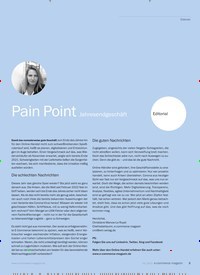 Titelbild der Ausgabe 4/2022 von Pain Point Jahresendgeschäft. Zeitschriften als Abo oder epaper bei United Kiosk online kaufen.