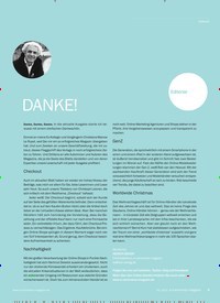 Titelbild der Ausgabe 5/2022 von DANKE!. Zeitschriften als Abo oder epaper bei United Kiosk online kaufen.