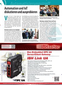 Titelbild der Ausgabe 1/2022 von Automation und IoT diskutieren und ausprobieren. Zeitschriften als Abo oder epaper bei United Kiosk online kaufen.