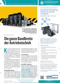 Titelbild der Ausgabe 1/2022 von Die ganze Bandbreite der Antriebstechnik. Zeitschriften als Abo oder epaper bei United Kiosk online kaufen.