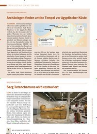 Titelbild der Ausgabe 4/2019 von UNTERWASSER-ARCHÄOLOGIE: Archäologen finden antike Tempel vor ägyptischer Küste. Zeitschriften als Abo oder epaper bei United Kiosk online kaufen.