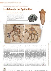 Titelbild der Ausgabe 4/2020 von DAS NEUESTE AUS DER WELT DER BIBEL: Lockdown in der Spätantike. Zeitschriften als Abo oder epaper bei United Kiosk online kaufen.