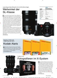 Titelbild der Ausgabe 6/2018 von Leica Super-Vario-Elmar-SL 3,5-4,5/16-35 mm Asph.: Weitwinkel der SL-Klasse. Zeitschriften als Abo oder epaper bei United Kiosk online kaufen.
