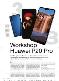 Titelbild der Ausgabe 6/2018 von Workshop Huawei P20 Pro. Zeitschriften als Abo oder epaper bei United Kiosk online kaufen.