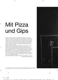 Titelbild der Ausgabe 2/2019 von Mit Pizza und Gips. Zeitschriften als Abo oder epaper bei United Kiosk online kaufen.
