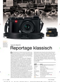 Titelbild der Ausgabe 2/2019 von Leica CL Street Kit: Reportage klassisch. Zeitschriften als Abo oder epaper bei United Kiosk online kaufen.