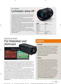 Titelbild der Ausgabe 6/2020 von Phase One iXH 150 MP:Für Historiker und Archivare. Zeitschriften als Abo oder epaper bei United Kiosk online kaufen.