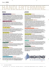 Titelbild der Ausgabe 6/2018 von SZENE: HÄNDLERTERMINE. Zeitschriften als Abo oder epaper bei United Kiosk online kaufen.