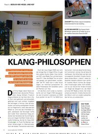 Titelbild der Ausgabe 12/2018 von BESUCH BEI HEGEL UND KEF: KLANG-PHILOSOPHEN. Zeitschriften als Abo oder epaper bei United Kiosk online kaufen.