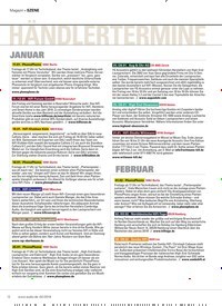 Titelbild der Ausgabe 2/2019 von SZENE: HÄNDLERTERMINE. Zeitschriften als Abo oder epaper bei United Kiosk online kaufen.