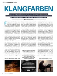 Titelbild der Ausgabe 4/2019 von Titel-CD: FORTE PIANO FORTE: KLANGFARBEN. Zeitschriften als Abo oder epaper bei United Kiosk online kaufen.
