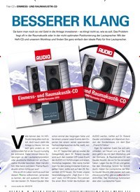 Titelbild der Ausgabe 9/2019 von Titel-CD › EINMESS- UND RAUMAKUSTIK-CD: BESSERER KLANG. Zeitschriften als Abo oder epaper bei United Kiosk online kaufen.