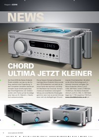 Titelbild der Ausgabe 4/2020 von szene: NEWS: CHORD ULTIMA JETZT KLEINER. Zeitschriften als Abo oder epaper bei United Kiosk online kaufen.