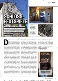 Titelbild der Ausgabe 4/2020 von SZENE: SCHLOSS - FESTSPIELE. Zeitschriften als Abo oder epaper bei United Kiosk online kaufen.