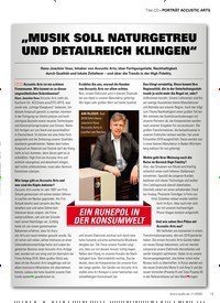 Titelbild der Ausgabe 11/2020 von Titel-CD › PORTR ÄT ACCUSTI C ART: „MUSIK SOLL NATURGETREU UND DETAILREICH KLINGEN“. Zeitschriften als Abo oder epaper bei United Kiosk online kaufen.