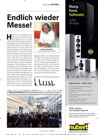 Titelbild der Ausgabe 5/2022 von Endlich wieder Messe!. Zeitschriften als Abo oder epaper bei United Kiosk online kaufen.