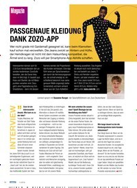 Titelbild der Ausgabe 11/2018 von PASSGENAUE KLEIDUNG DANK ZOZO-APP. Zeitschriften als Abo oder epaper bei United Kiosk online kaufen.