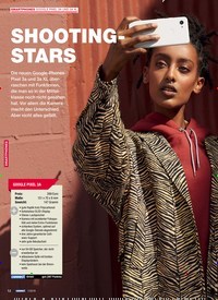 Titelbild der Ausgabe 7/2019 von GOOGLE PIXEL 3A UND 3A XL: SHOOTINGSTARS. Zeitschriften als Abo oder epaper bei United Kiosk online kaufen.