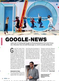 Titelbild der Ausgabe 7/2019 von GOOGLE I/O 201S9T: GOOGLE-NEWS. Zeitschriften als Abo oder epaper bei United Kiosk online kaufen.