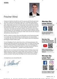 Titelbild der Ausgabe 7/2022 von Frischer Wind. Zeitschriften als Abo oder epaper bei United Kiosk online kaufen.