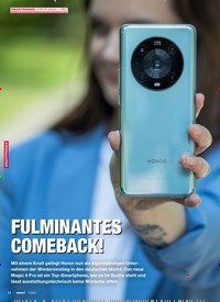 Titelbild der Ausgabe 7/2022 von FULMINANTES COMEBACK!. Zeitschriften als Abo oder epaper bei United Kiosk online kaufen.