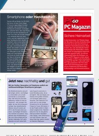 Titelbild der Ausgabe 11/2023 von Smartphone oder Handtasche?. Zeitschriften als Abo oder epaper bei United Kiosk online kaufen.