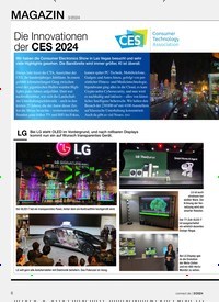 Titelbild der Ausgabe 3/2024 von Die Innovationen der CES 2024. Zeitschriften als Abo oder epaper bei United Kiosk online kaufen.