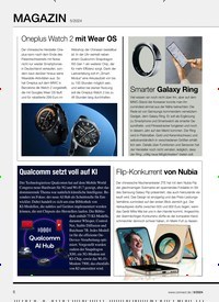 Titelbild der Ausgabe 5/2024 von Oneplus Watch 2 mit Wear OS. Zeitschriften als Abo oder epaper bei United Kiosk online kaufen.