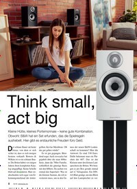 Titelbild der Ausgabe 10/2019 von Think small, act big. Zeitschriften als Abo oder epaper bei United Kiosk online kaufen.